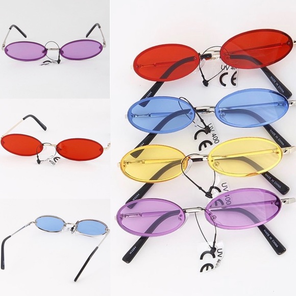 Minimalist Oval Sunglasses - Picture 2 of 2